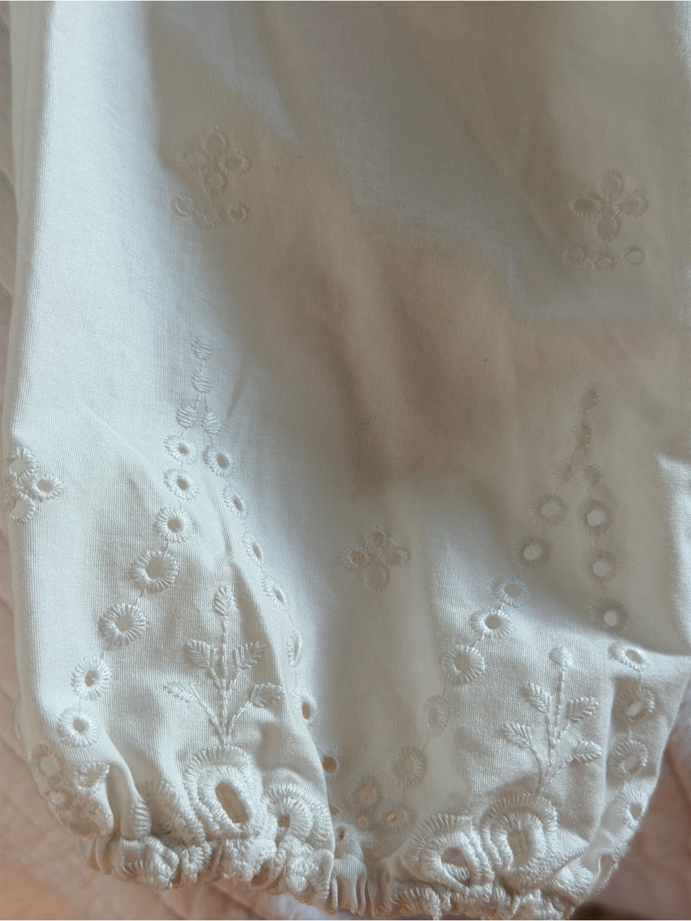 Cynthia Rowley Cream Button-Front Peplum Shirt - Picture 9 of 9